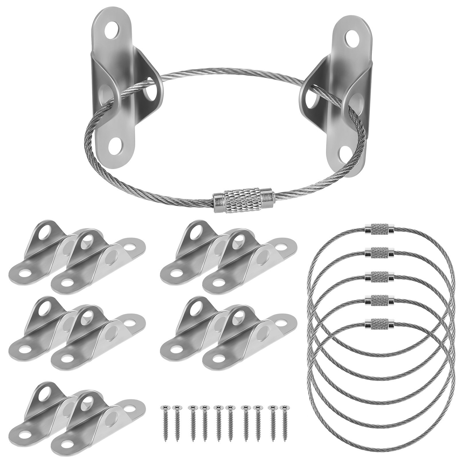 6개 세트, 넘어짐 방지 가구 고정 장치, 벽 고정 스 - Earthquake Anchor Strap 리뷰 및 가격